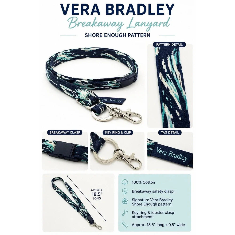 Vera Bradley Breakaway Lanyard 